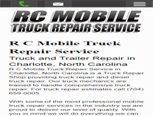 Tablet Screenshot of charlottemobiletruckrepair.com